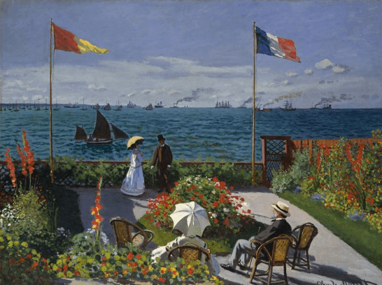 Explore Claude Monets iconic 1867 masterpiece, Garden at Sainte-Adresse (Terrace at the Seaside, Sainte-Adresse). Dive deep into the Impressionist techniques, historical context, and enduring legacy of this pivotal work. Discover why this painting remains a timeless treasure in art history.