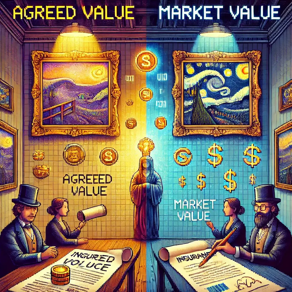 agreed value vs market value
