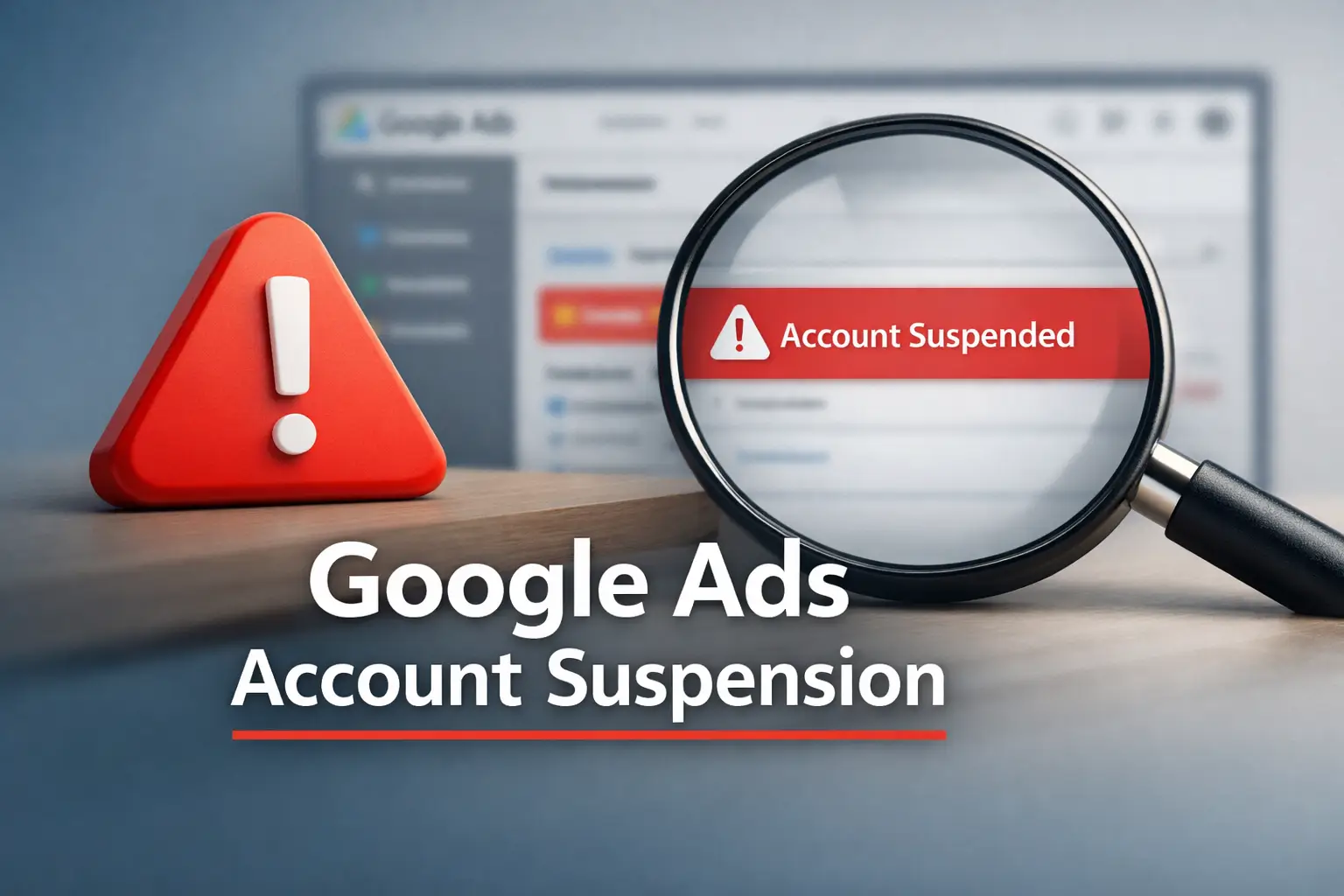 Google Ads circumventing systems suspension